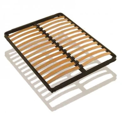 Metallic bed frame with 13 anatomic boards 151x190cm