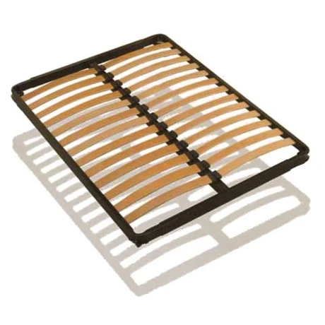 Metallic bed frame with 13 anatomic boards 151x190cm