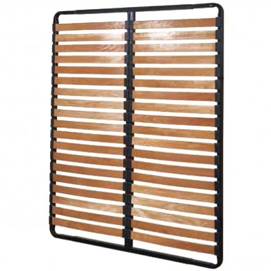 Metallic bed frame with 19 anatomic boards 122x195cm