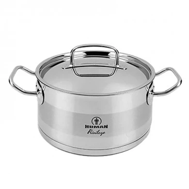 Cooking pot INOX 26x15cm HUMAN Ec61BPSB26c
