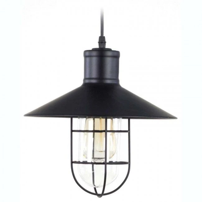 Metallic ceiling lamp in black color Ø27x28 cm INART 3-10-382-0008