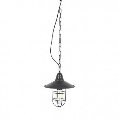 Metallic ceiling lamp in dark brown color Ø24x139 cm INART 3-10-501-0002