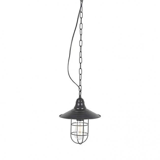Metallic ceiling lamp in dark brown color Ø24x139 cm INART 3-10-501-0002
