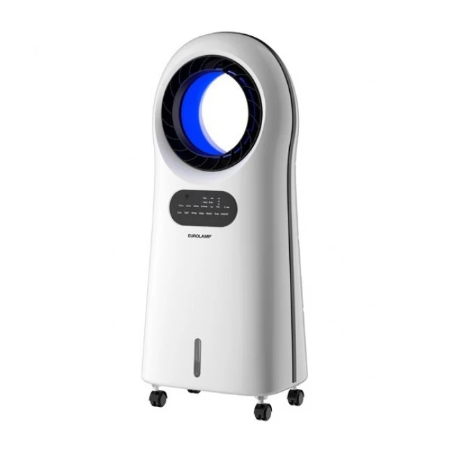 AIR COOLER ΛΕΥΚΟ ΧΩΡΙΣ ΦΤΕΡΩΤΕΣ RGB ΦΩΣ ΜΕ ΚΟΝΤΡΟΛ ΚΑΙ ΙΟΝΙΣΤΗ 3,5L 110W EUROLAMP 300-24505