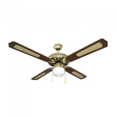 ΑΝΕΜΙΣΤΗΡΑΣ ΟΡΟΦΗΣ ΜΕ 1 ΦΩΣ E27 ΚΑΦΕ ΧΡΥΣΟΣ Φ125 70W EUROLAMP 147-29001