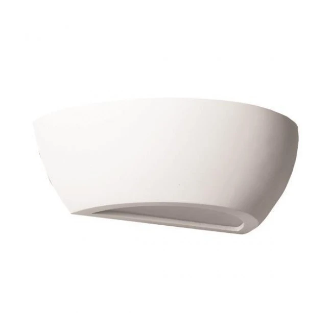 ΑΠΛΙΚΑ ΤΟΙΧΟΥ ΟΒΑΛ ΓΥΨΙΝΗ 1xE14 310x150x110 EUROLAMP 147-53307