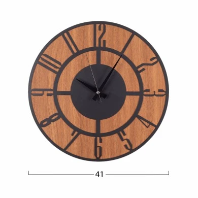 ΡΟΛΟΙ ΤΟΙΧΟΥ ΜΕΤΑΛΛΙΚΟ ΜΑΥΡΟ ΜΕ MDF HM7453 Φ41 εκ.