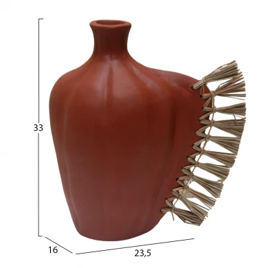 ΕΠΙΤΡΑΠΕΖΙΟ ΔΙΑΚΟΣΜΗΤΙΚΟ JEBB HM4689.08 ΦΥΣΙΚΗ ΤΕΡΑΚΟΤΑ & GRASS--32x15x33Υεκ.