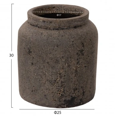 ΔΙΑΚΟΣΜΗΤΙΚΟ ΒΑΖΟ HM4194 ΤΕΡΑΚΟΤΑ ΣΕ ΑΝΘΡΑΚΙ ΑΠΟΧΡΩΣΗ Φ25x30Υεκ.