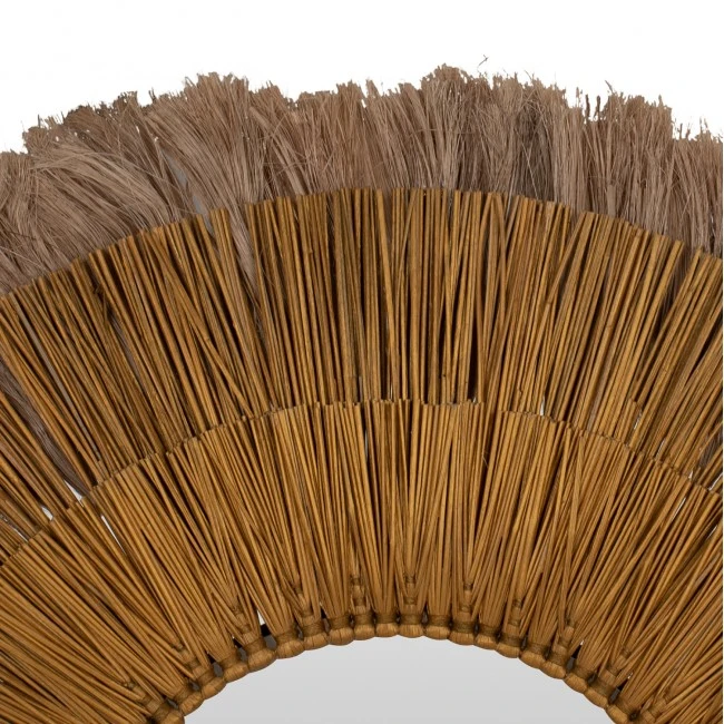 ΚΑΘΡΕΠΤΗΣ ΤΟΙΧΟΥ ΣΤΡΟΓΓΥΛΟΣ ΑΠΟ MENDONG ΚΑΙ ΑΜΠΑΚΑ ΦΥΣΙΚΟ-ΧΡΥΣΟ 80x4x80Yεκ.HM7797