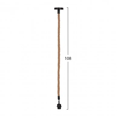 ΦΩΤΙΣΤΙΚΟ ΟΡΟΦΗΣ HM4043 ΣΧΟΙΝΙ 1m ΜΗΚΟΣ ΠΑΧΟΥΣ 2cm ΝΤΟΥΙ ΡΟΔΕΛΑΣ Ε27