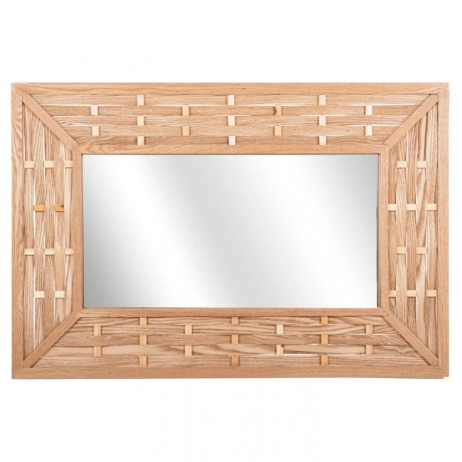 ΚΑΘΡΕΠΤΗΣ ΤΟΙΧΟΥ ΟΡΘΟΓΩΝΙΟΣ HM4225 ΜΠΑΜΠΟΥ ΣΕ ΧΡΩΜΑ ΟΑΚ 120x2,5x80 εκ.