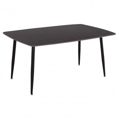 ΤΡΑΠΕΖΙ RAVEN HM18150.02 ΚΕΡΑΜΙΚΟ TOP ΜΕ ΟΨΗ ΜΑΥΡΟ ΜΑΡΜΑΡΟ 160x80x74Υεκ.