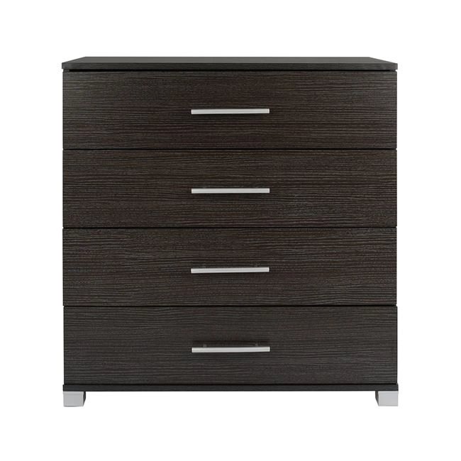 ΣΥΡΤΑΡΙΕΡΑ ΜΕΛΑΜΙΝΗΣ BRIANA HM2204.01 ME 4 ΣΥΡΤΑΡΙΑ ZEBRANO 75x40x83Υ εκ.