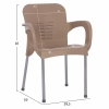 ΠΟΛΥΘΡΟΝΑ ΠΟΛΥΠΡΟΠΥΛΕΝΙΟΥ RECYCLED KAREK HM5592.12 ΜΠΕΖ ΧΡΩΜΑ 59,5x59x81Y εκ.