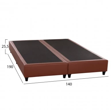 ΥΠΟΣΤΡΩΜΑ SIGGY HM635.140 ΧΩΡΙΣ ΑΠΟΘΗΚΕΥΤΙΚΟ ΧΩΡΟ--ΚΑΦΕ PU--ΓΙΑ 140Χ190εκ.