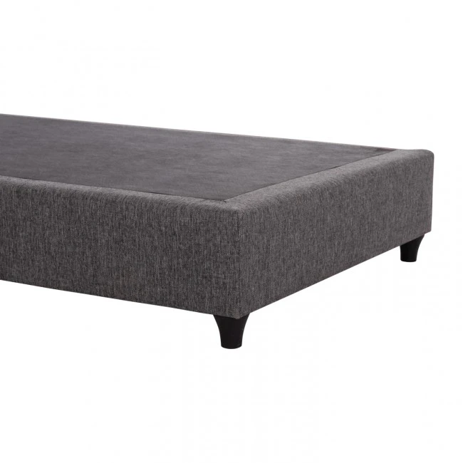 ΚΡΕΒΑΤΙ-ΥΠΟΣΤΡΩΜΑ SIGGY HM722.10 ΧΩΡΙΣ ΑΠΟΘ.ΧΩΡΟ--ΓΚΡΙ ΥΦΑΣΜΑ--ΓΙΑ 90Χ200εκ.