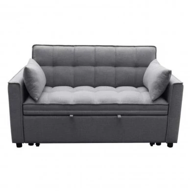 ΚΑΝΑΠΕΣ ΚΡΕΒΑΤΙ 2-ΘΕΣΙΟΣ BORG HM3289.01 ΓΚΡΙ ΥΦΑΣΜΑ 140x100x80Υεκ