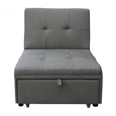 ΠΟΛΥΘΡΟΝΑ-ΚΡΕΒΑΤΙ LIBRE HM3295.01 ΓΚΡΙ ΥΦΑΣΜΑ 75x106x89Υεκ.