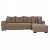 ΓΩΝΙΑΚΟΣ ΚΑΝΑΠΕΣ-ΚΡΕΒΑΤΙ ΜΕ ΑΠΟΘ.ΧΩΡΟ TRENDSTON HM3302.03R ΜΠΕΖ ΥΦΑΣΜΑ 298x177x95Υεκ