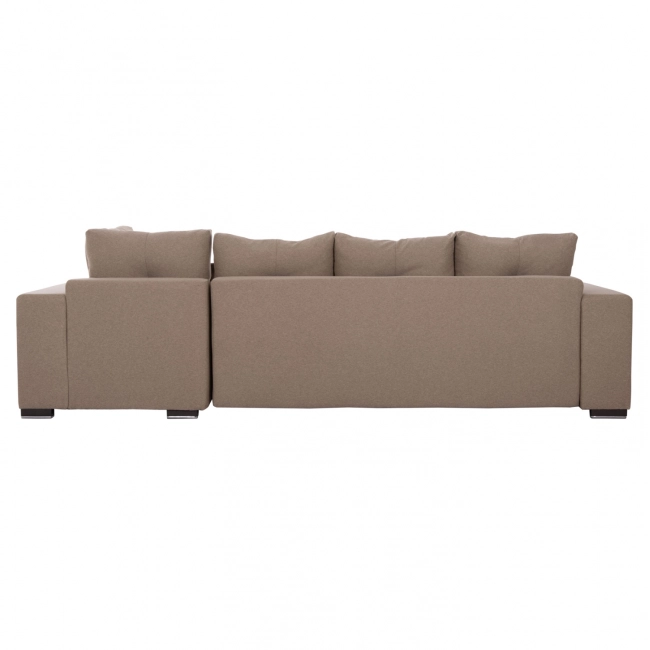 ΓΩΝΙΑΚΟΣ ΚΑΝΑΠΕΣ-ΚΡΕΒΑΤΙ ΜΕ ΑΠΟΘ.ΧΩΡΟ TRENDSTON HM3302.03R ΜΠΕΖ ΥΦΑΣΜΑ 298x177x95Υεκ