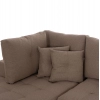 ΓΩΝΙΑΚΟΣ ΚΑΝΑΠΕΣ-ΚΡΕΒΑΤΙ ΜΕ ΑΠΟΘ.ΧΩΡΟ TRENDSTON HM3302.03L ΜΠΕΖ ΥΦΑΣΜΑ 298x177x95Υεκ