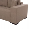 ΓΩΝΙΑΚΟΣ ΚΑΝΑΠΕΣ-ΚΡΕΒΑΤΙ ΜΕ ΑΠΟΘ.ΧΩΡΟ TRENDSTON HM3302.03L ΜΠΕΖ ΥΦΑΣΜΑ 298x177x95Υεκ