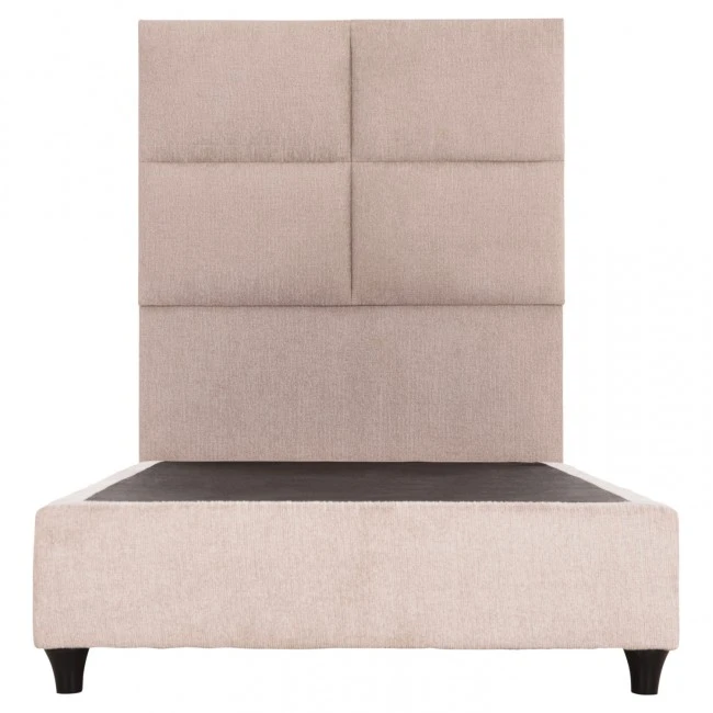 ΚΡΕΒΑΤΙ ΜΟΝΟ MILO HM652.32 ΜΠΕΖ TEDDY ΥΦΑΣΜΑ ΓΙΑ ΣΤΡΩΜΑ 90x200εκ