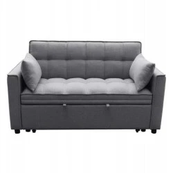 ΚΑΝΑΠΕΣ ΚΡΕΒΑΤΙ 2-ΘΕΣΙΟΣ BORG HM3289.11 ΓΚΡΙ ΥΦΑΣΜΑ 140x100x80Υεκ