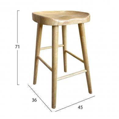 ΣΚΑΜΠΟ ΑΠΟ ΞΥΛΟ ΤΟΟΝ ΦΥΣΙΚΟ 40Χ37Χ65Yεκ.HM9334.01