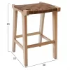 ΣΚΑΜΠΟ ΜΠΑΡ ΜΑΣΙΦ ΞΥΛΟ ΤEAK ΦΥΣΙΚΟ HM9382.01 40X35X65YΕΚ.