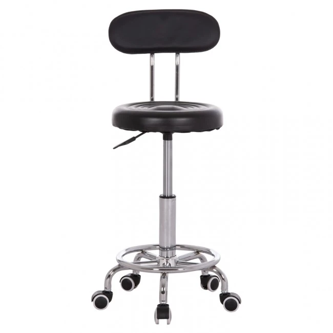 ΣΚΑΜΠΟ ΠΕΡΙΣΤΡΕΦΟΜΕΝΟ ΣΧΕΔΙΑΣΤΗΡΙΟΥ IRIS HM211.21 PU ΜΑΥΡΟ HOMEMARKT 34x43x86,5Υεκ.