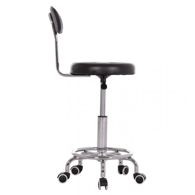 ΣΚΑΜΠΟ ΠΕΡΙΣΤΡΕΦΟΜΕΝΟ ΣΧΕΔΙΑΣΤΗΡΙΟΥ IRIS HM211.21 PU ΜΑΥΡΟ HOMEMARKT 34x43x86,5Υεκ.