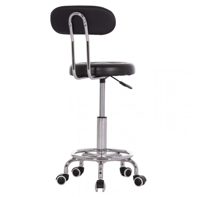 ΣΚΑΜΠΟ ΠΕΡΙΣΤΡΕΦΟΜΕΝΟ ΣΧΕΔΙΑΣΤΗΡΙΟΥ IRIS HM211.21 PU ΜΑΥΡΟ HOMEMARKT 34x43x86,5Υεκ.