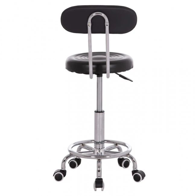 ΣΚΑΜΠΟ ΠΕΡΙΣΤΡΕΦΟΜΕΝΟ ΣΧΕΔΙΑΣΤΗΡΙΟΥ IRIS HM211.21 PU ΜΑΥΡΟ HOMEMARKT 34x43x86,5Υεκ.