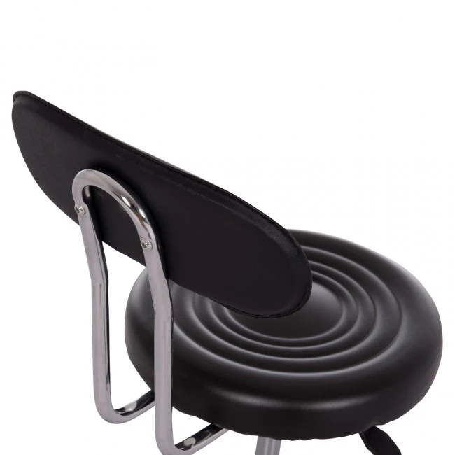 ΣΚΑΜΠΟ ΠΕΡΙΣΤΡΕΦΟΜΕΝΟ ΣΧΕΔΙΑΣΤΗΡΙΟΥ IRIS HM211.21 PU ΜΑΥΡΟ HOMEMARKT 34x43x86,5Υεκ.