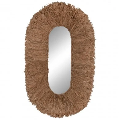 ΚΑΘΡΕΠΤΗΣ ΤΟΙΧΟΥ ΟΒΑΛ HM4711 ΠΛΑΙΣΙΟ ΙΝΕΣ ΣΙΖΑΛ ΣΕ ΧΡΩΜΑ ΦΥΣΙΚΟ 95x60x15(πάχος)εκ.