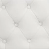 ΑΝΑΚΛΙΝΔΡΟ T.CHESTERFIELD NIOVI HM3008.02 PU ΛΕΥΚΟ-ΜΑΥΡΑ ΠΟΔΙΑ(ΔΕΞΙ)190x61x84Yεκ
