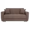 ΚΑΝΑΠΕΣ ΚΡΕΒΑΤΙ POLYA ΔΙΘΕΣΙΟΣ ΚΑΦΕ HM3241.02 150x84x88 εκ.