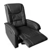 ΠΟΛΥΘΡΟΝΑ RELAX ΜΕ ΜΗΧΑΝΙΣΜΟ MASSAGE ROCCA HM0026.01 PU ΜΑΥΡΟ 80x96x97 εκ.