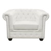 ΠΟΛΥΘΡΟΝΑ T.CHESTERFIELD POLINA HM3011.02 PU ΛΕΥΚΟ ΜΑΤ 110x90x73Y εκ.