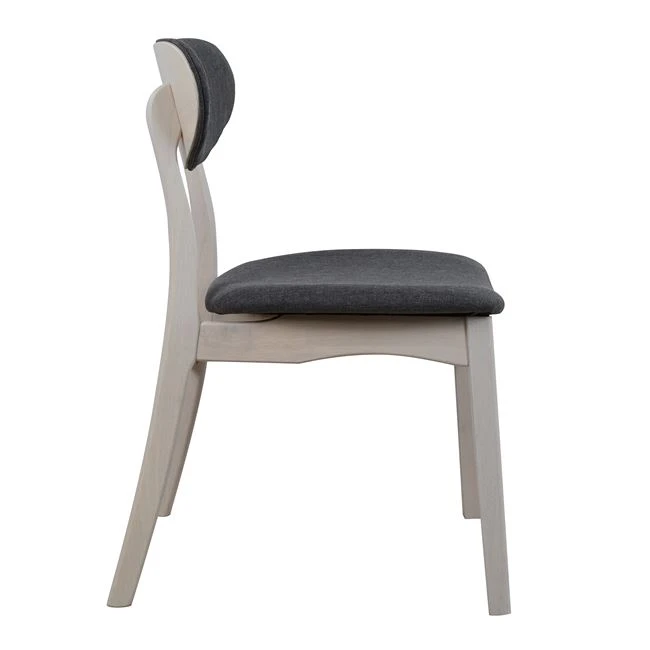 ΚΑΡEΚΛΑ ΞΥΛΙΝΗ WASH WHITE LOADED HM0151.01 ΚΑΘΙΣΜΑ ΠΛΑΤΗ ΥΦΑΣΜΑ 47x58x82 εκ.