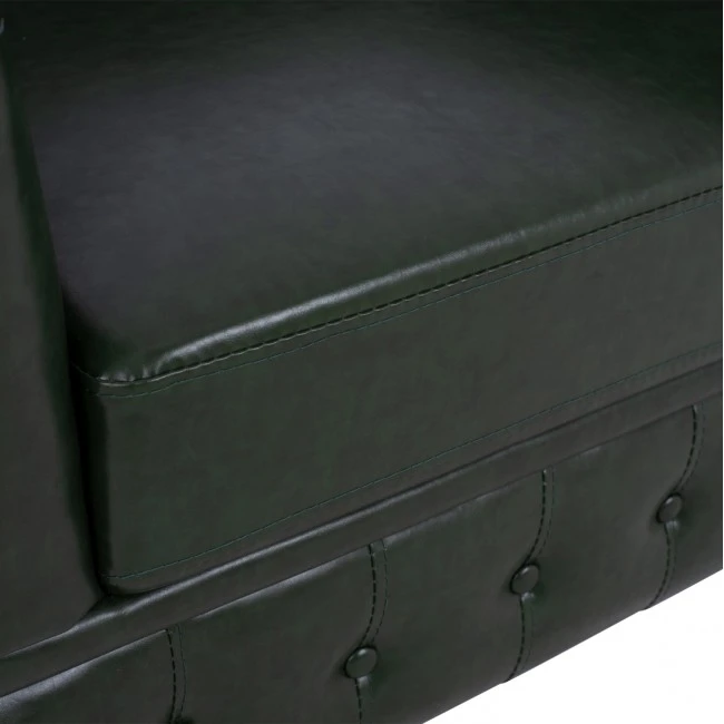 ΠΟΛΥΘΡΟΝΑ T.CHESTERFIELD HM3011.08 ΤΕΧΝΟΔΕΡΜΑ ΚΥΠΑΡΙΣΣΙ 106x87x70 εκ.