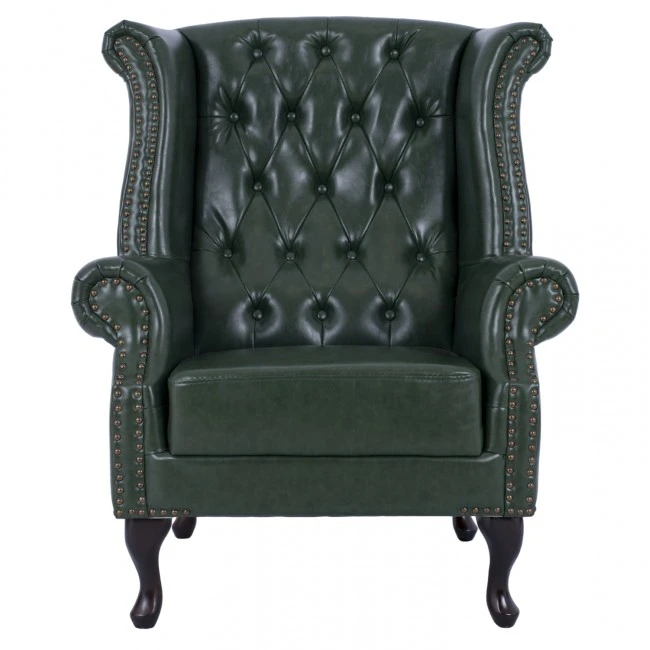 ΠΟΛΥΘΡΟΝΑ-ΜΠΕΡΖΕΡΑ T.CHESTERFIELD POLINA HM0053.08 PU ΚΥΠΑΡΙΣΣΙ 83x79x104 εκ