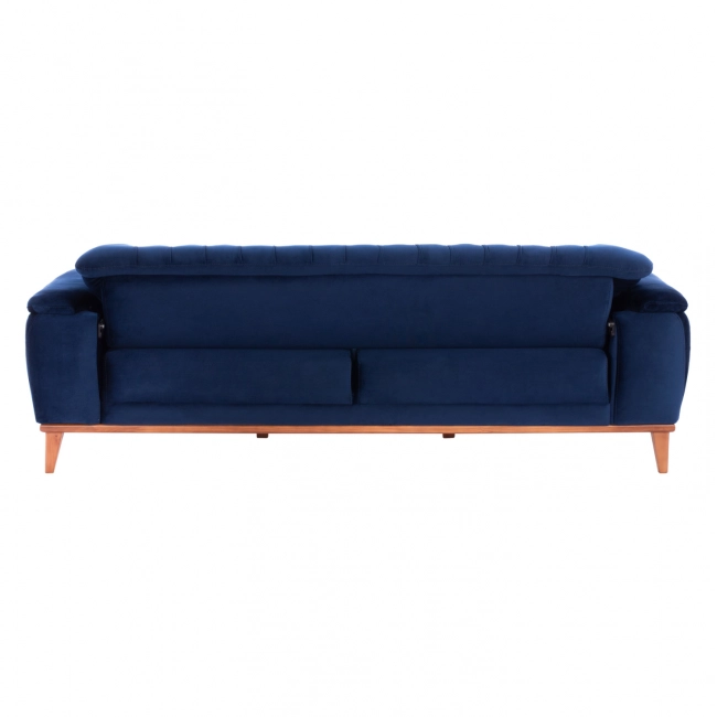 ΚΑΝΑΠΕΣ ΚΡΕΒΑΤΙ BENNINGTON ΤΡΙΘΕΣΙΟΣ ΜΠΛΕ HM3249.18 240x95x80 εκ.