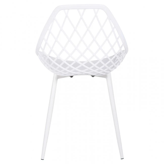 ΚΑΡΕΚΛΑ ΠΟΛΥΠΡΟΠΥΛΕΝΙΟΥ LIO ΛΕΥΚΗ ΜΕ ΛΕΥΚΑ ΜΕΤΑΛΛΙΚΑ ΠΟΔΙΑ HM9524.11 52x53x82Υεκ.