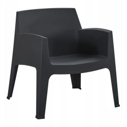 ΠΟΛΥΘΡΟΝΑ ΠΟΛΥΠΡΟΠΥΛΕΝΙΟΥ LOUNGE SLEEK HM6365.02 ΜΑΥΡΟ 62x68x73Υεκ.