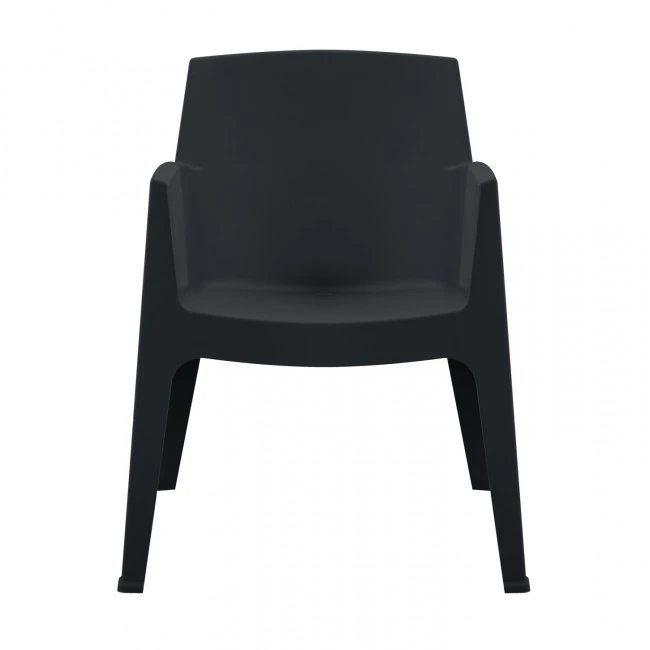 ΠΟΛΥΘΡΟΝΑ ΠΟΛΥΠΡΟΠΥΛΕΝΙΟΥ SLEEK HM6370.02 ΜΑΥΡΗ 68x63x82,5Υεκ.