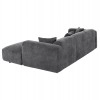 ΚΑΝΑΠΕΣ ΓΩΝΙΑ BRICKEN HM3275.04R ΑΝΘΡΑΚΙ ΥΦΑΣΜΑ 110-282x98-160x72Υεκ.