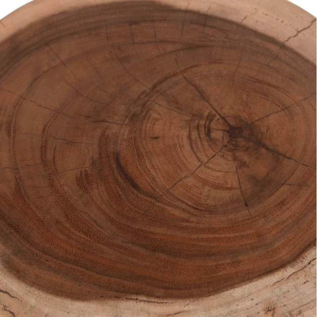 ΣΚΑΜΠΟ ΜΑΜΒΑ ΚΥΛΙΝΔΡΙΚΟ HM9901.11 ΜΑΣΙΦ ΞΥΛΟ SUAR ΣΕ ΦΥΣΙΚΟ Φ30x45Υεκ.